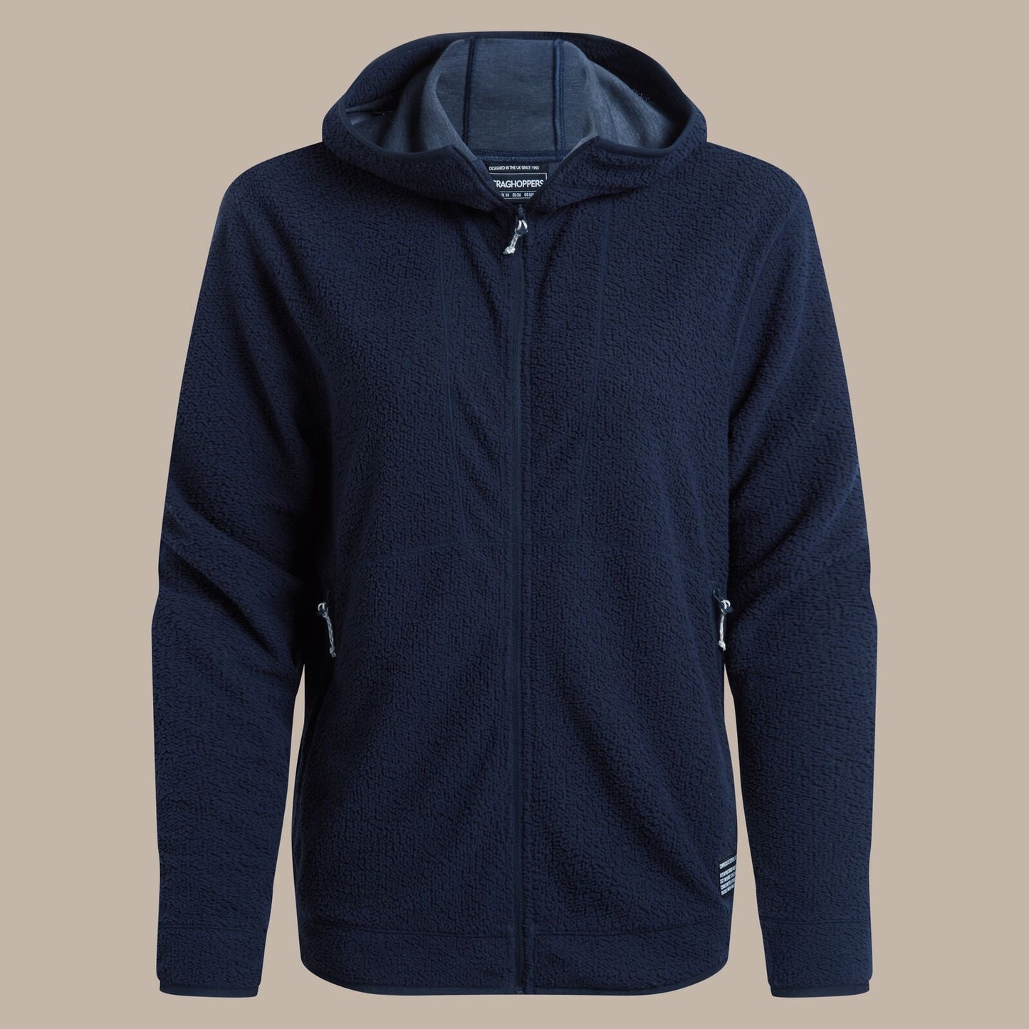 Craghoppers Womens Compresslite Hooded Full Zip Fleece