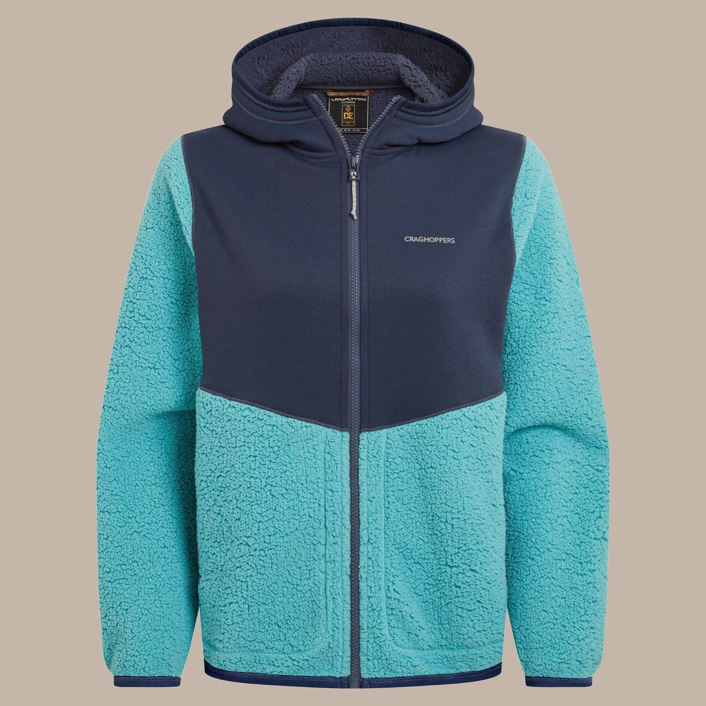 Craghoppers Womens Telesto Hooded Full Zip Fleece