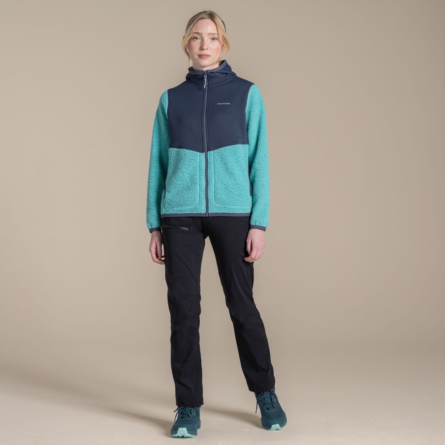 Craghoppers Womens Telesto Hooded Full Zip Fleece