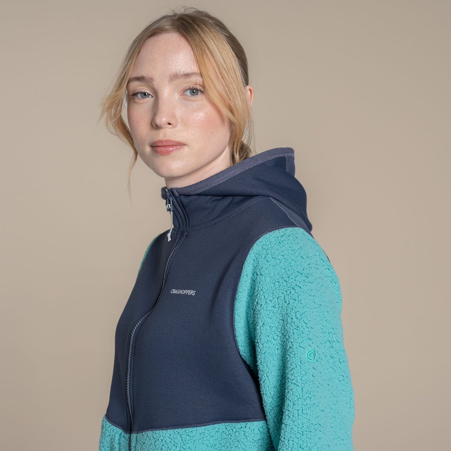 Craghoppers Womens Telesto Hooded Full Zip Fleece
