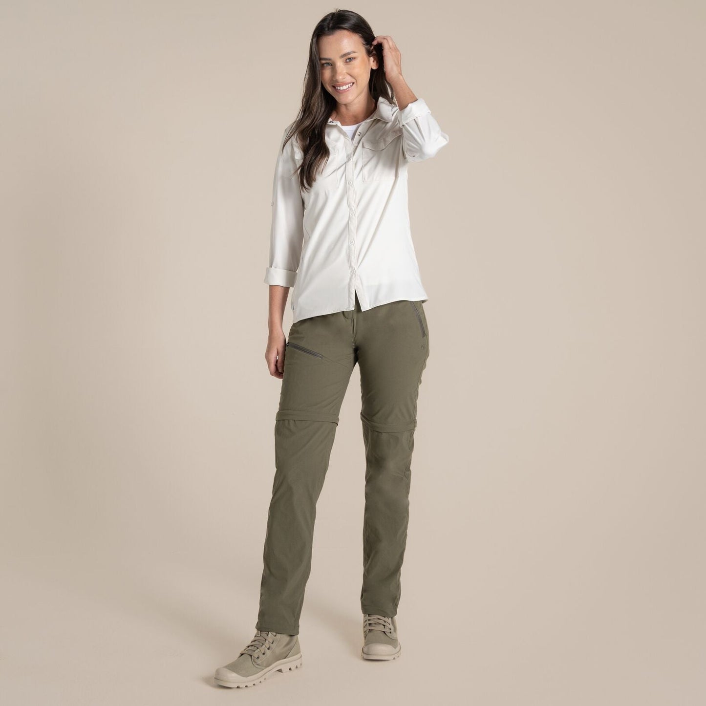 Craghoppers Womens NosiLife Pro III Zip Off Walking Trousers