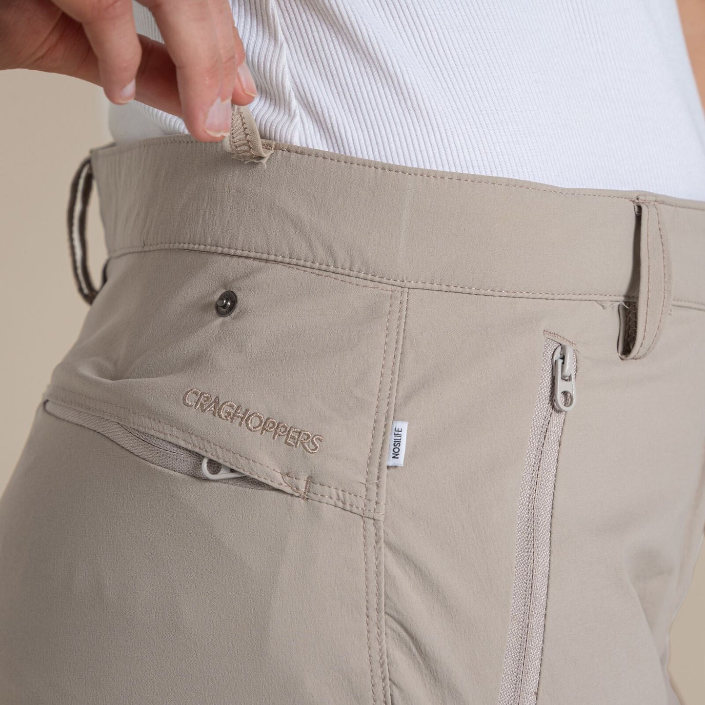Craghoppers Womens NosiLife Pro III Zip Off Walking Trousers
