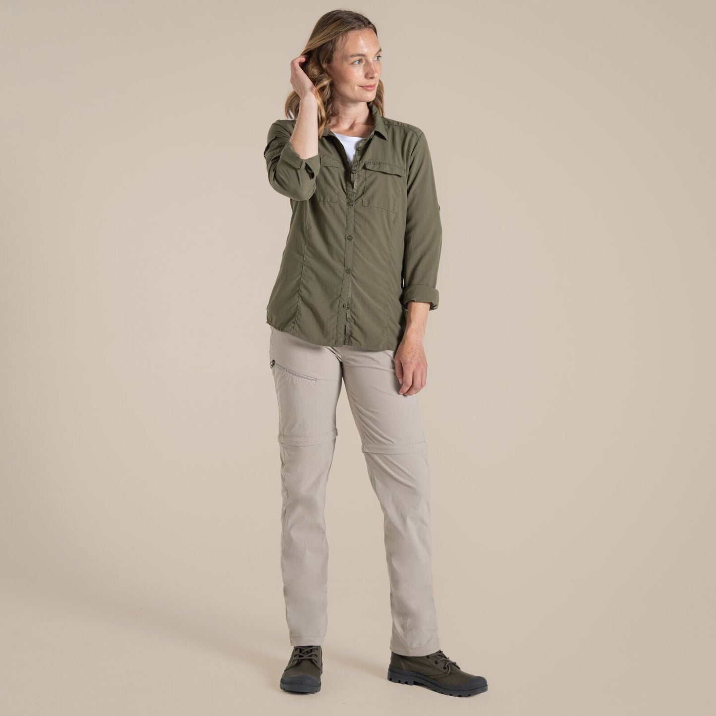 Craghoppers Womens NosiLife Pro III Zip Off Walking Trousers