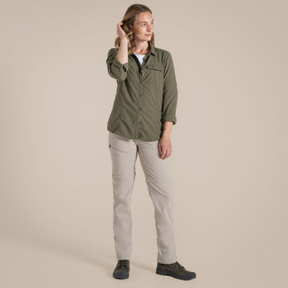 Craghoppers Womens NosiLife Pro III Zip Off Walking Trousers