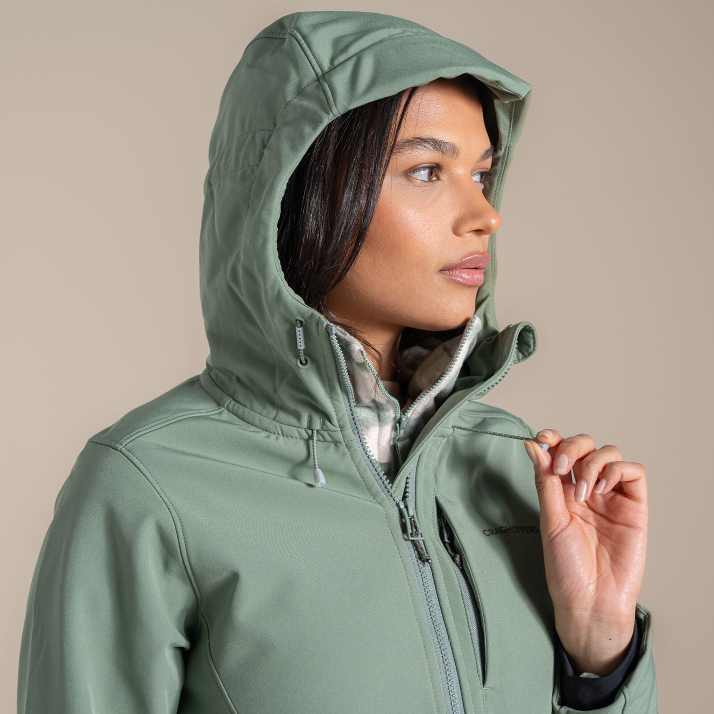 Craghoppers Womens Hopegill Hooded Softshell Jacket