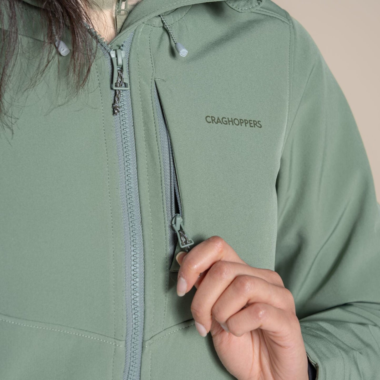 Craghoppers Womens Hopegill Hooded Softshell Jacket