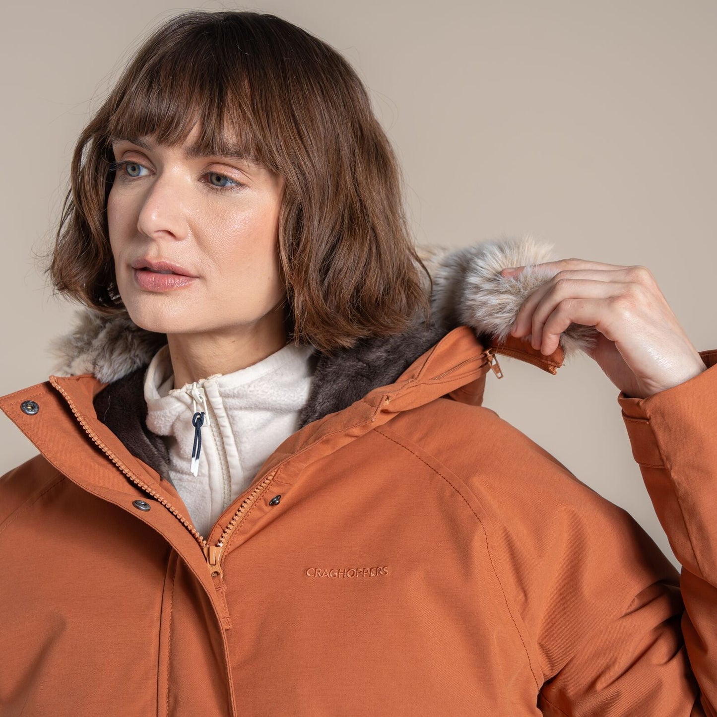 Craghoppers Womens Sofia II Waterproof Parka Jacket