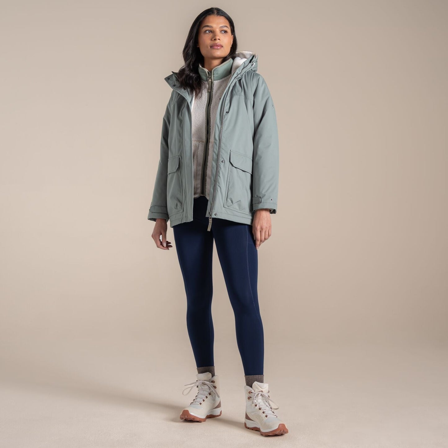 Craghoppers Womens National Trust Crossbill Waterproof Parka Jacket