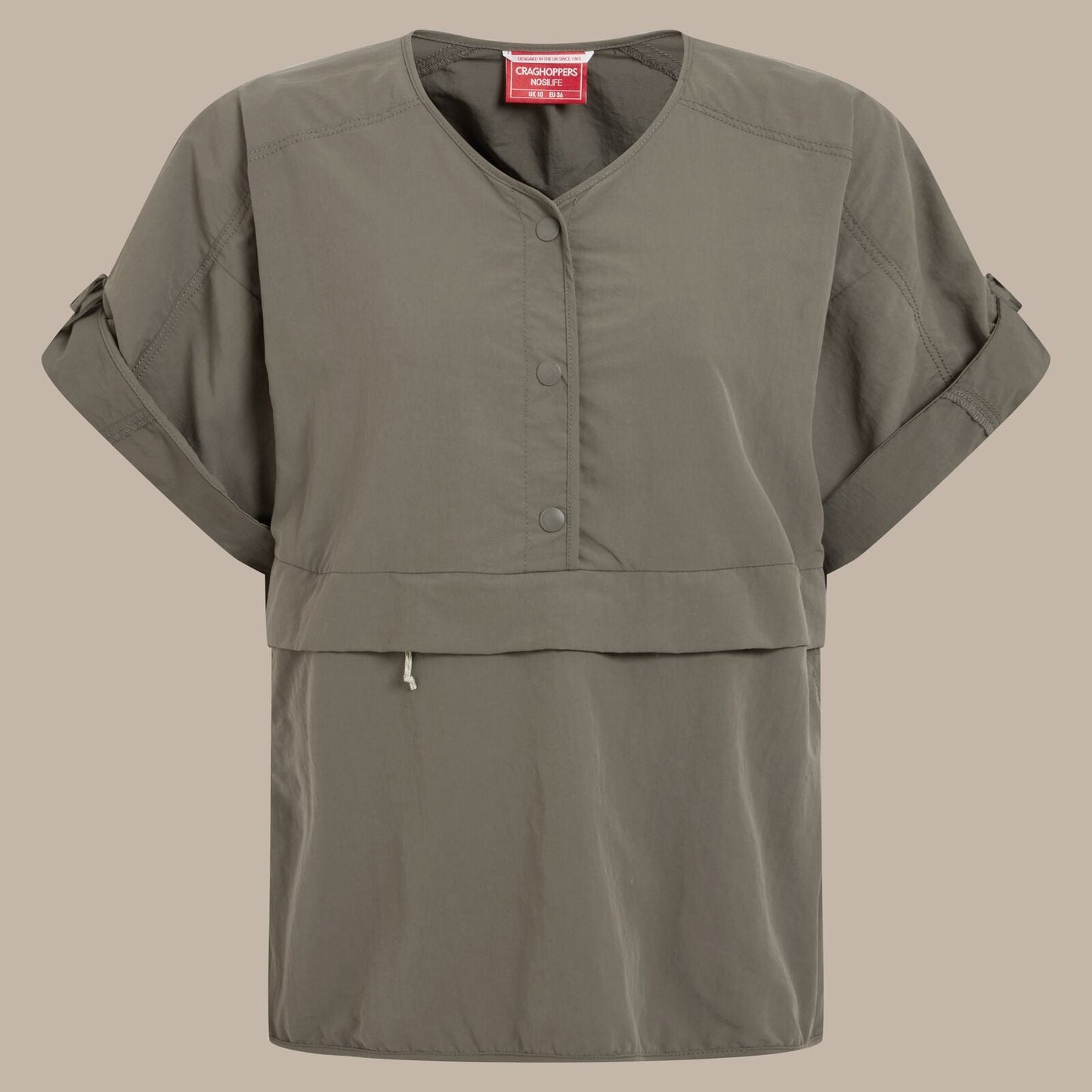 Craghoppers Womens NosiLife Medina Overhead Short Sleeve Shirt