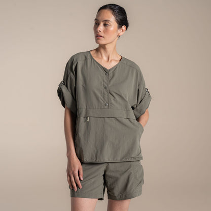 Craghoppers Womens NosiLife Medina Overhead Short Sleeve Shirt