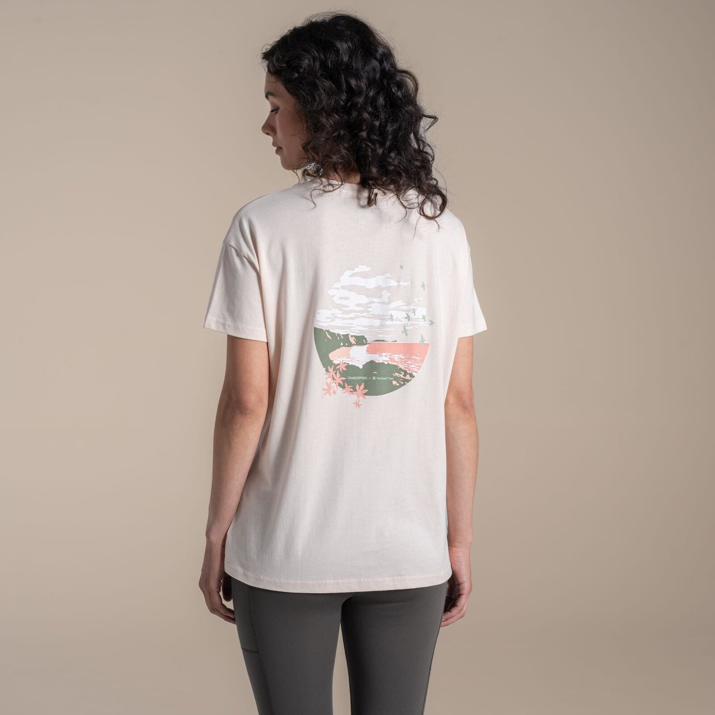 Craghoppers Womens National Trust Bistort Short Sleeve T-Shirt