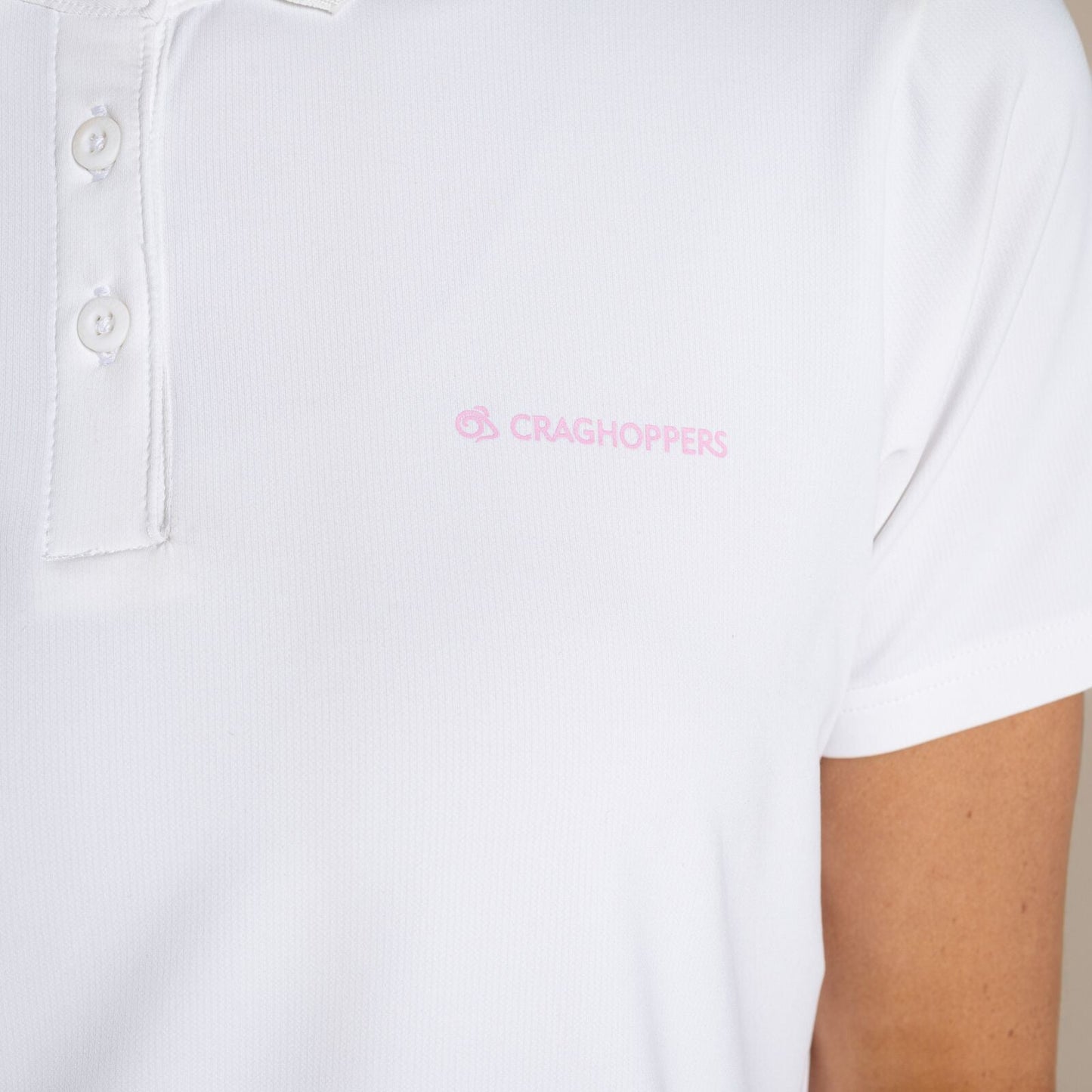 Craghoppers Womens NosiLife Thornbury Golf Short Sleeve Polo Shirt