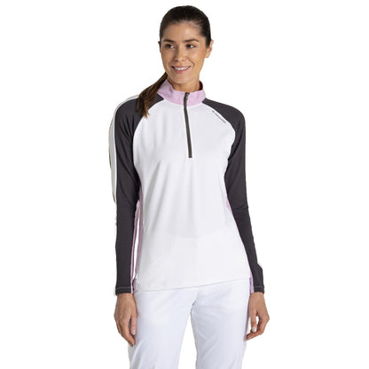 Craghoppers Womens NosiLife Ivybridge Golf Half Zip Sweater
