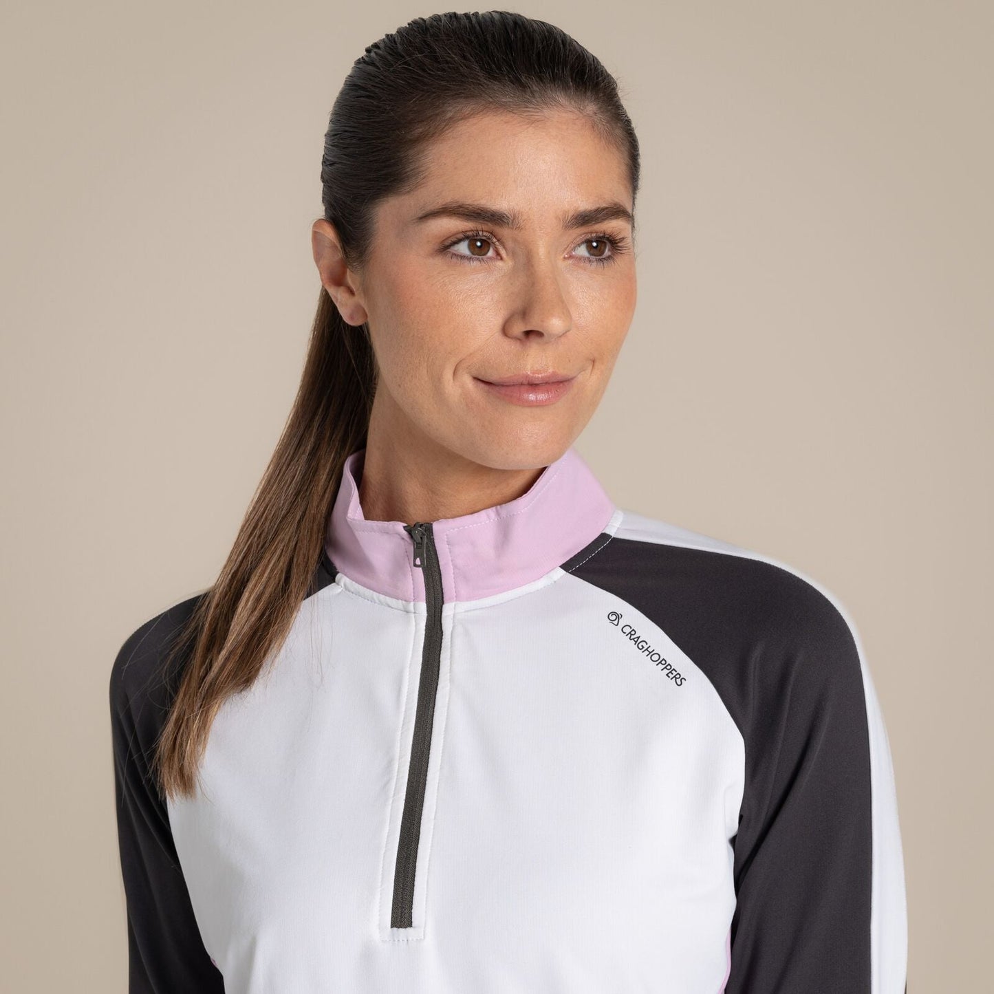 Craghoppers Womens NosiLife Ivybridge Golf Half Zip Sweater