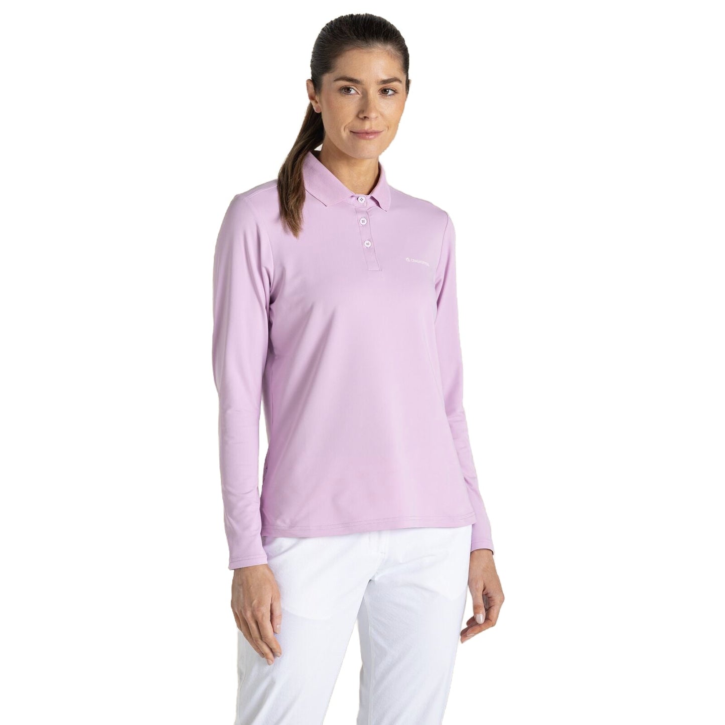 Craghoppers Womens NosiLife Thornbury Golf Long Sleeve Polo Shirt