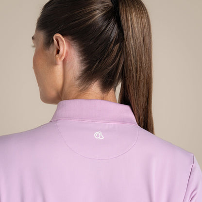 Craghoppers Womens NosiLife Thornbury Golf Long Sleeve Polo Shirt