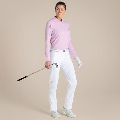 Craghoppers Womens NosiLife Thornbury Golf Long Sleeve Polo Shirt
