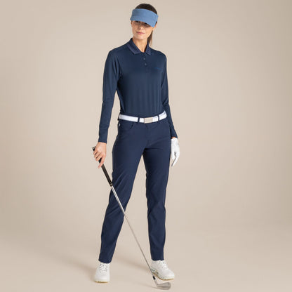 Craghoppers Womens NosiLife Thornbury Golf Long Sleeve Polo Shirt