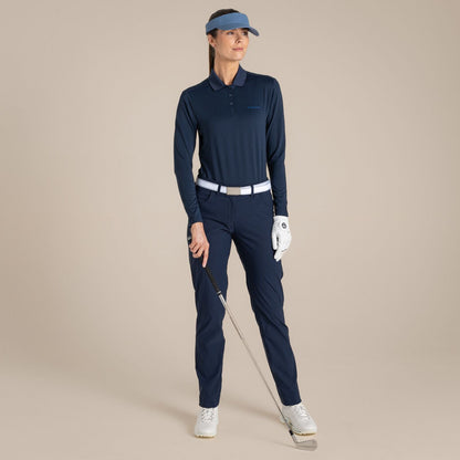 Craghoppers Womens NosiLife Thornbury Golf Long Sleeve Polo Shirt