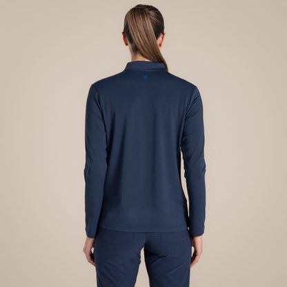 Craghoppers Womens NosiLife Thornbury Golf Long Sleeve Polo Shirt
