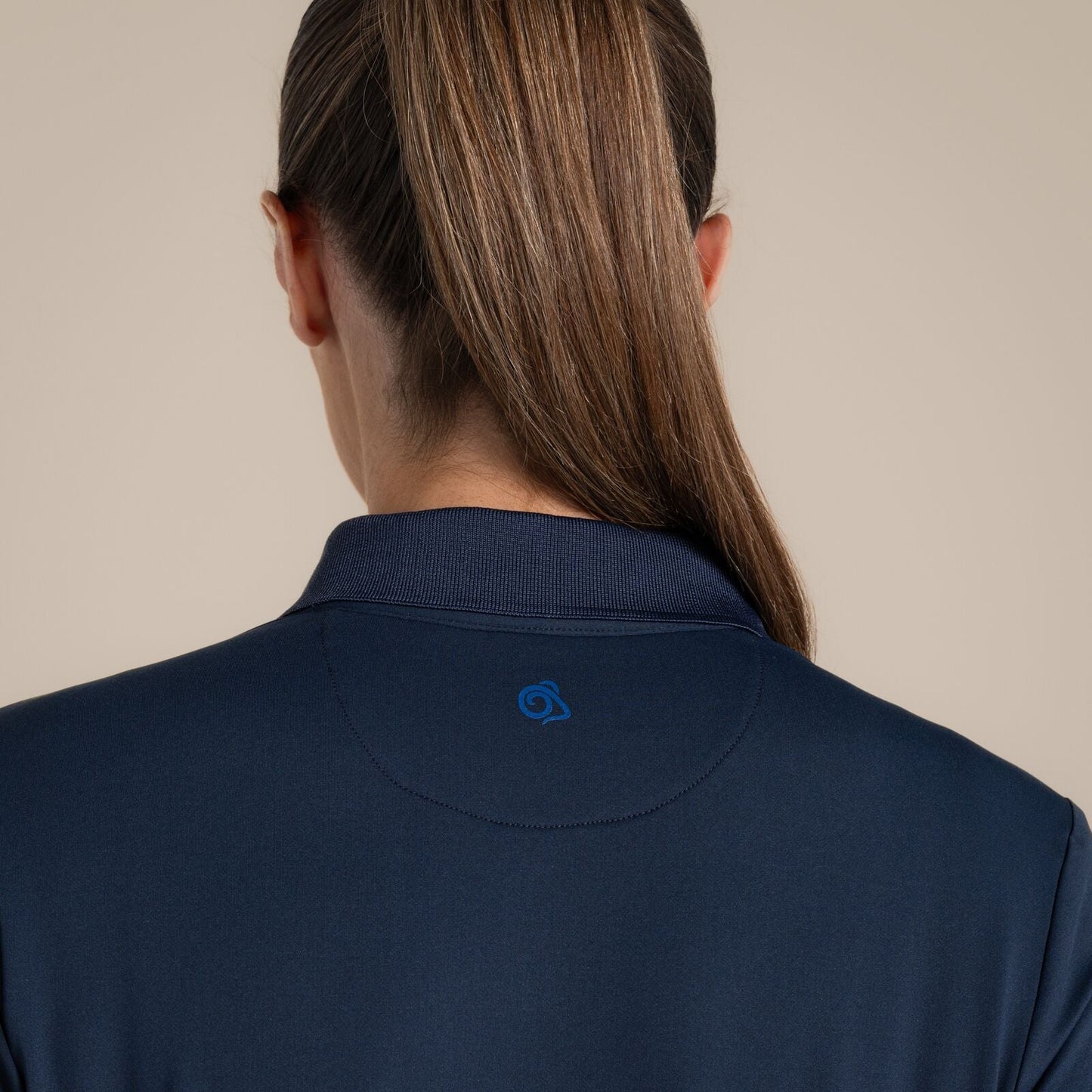 Craghoppers Womens NosiLife Thornbury Golf Long Sleeve Polo Shirt