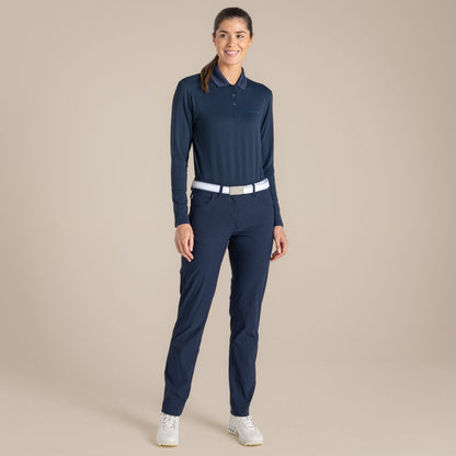 Craghoppers Womens NosiLife Thornbury Golf Long Sleeve Polo Shirt