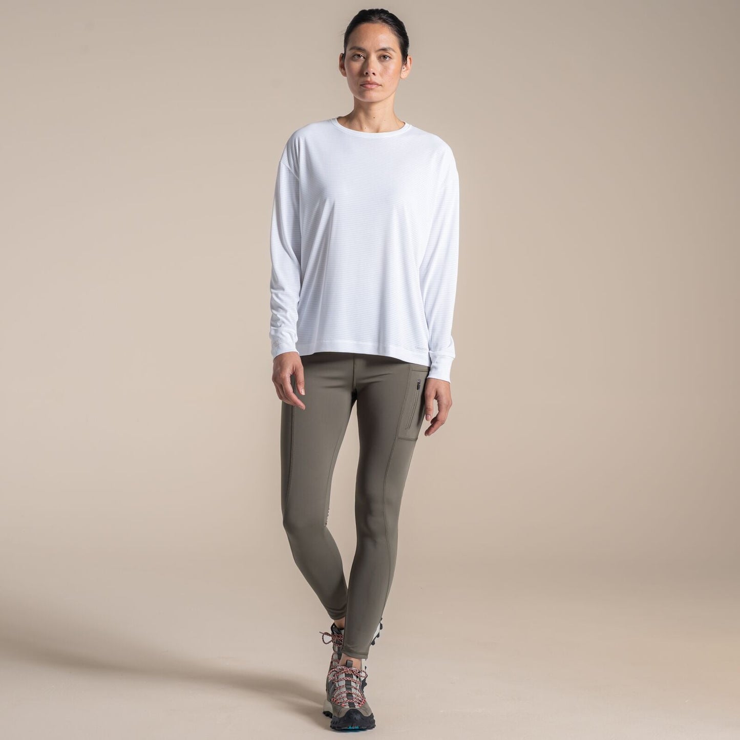 Craghoppers Womens NosiLife SolarShield+ Long Sleeve T-Shirt