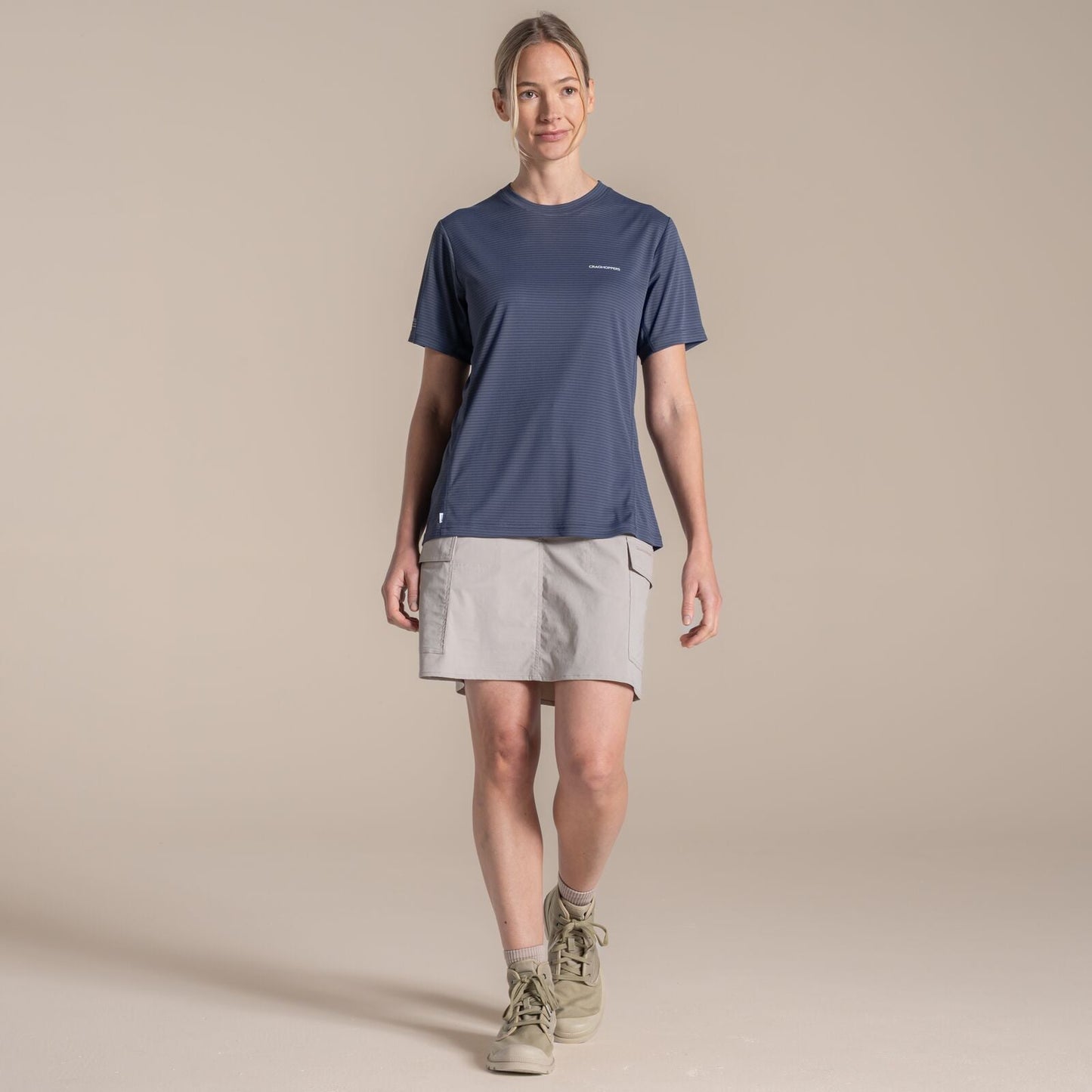 Craghoppers Womens NosiLIfe SolarShield+ Short Sleeve T-Shirt