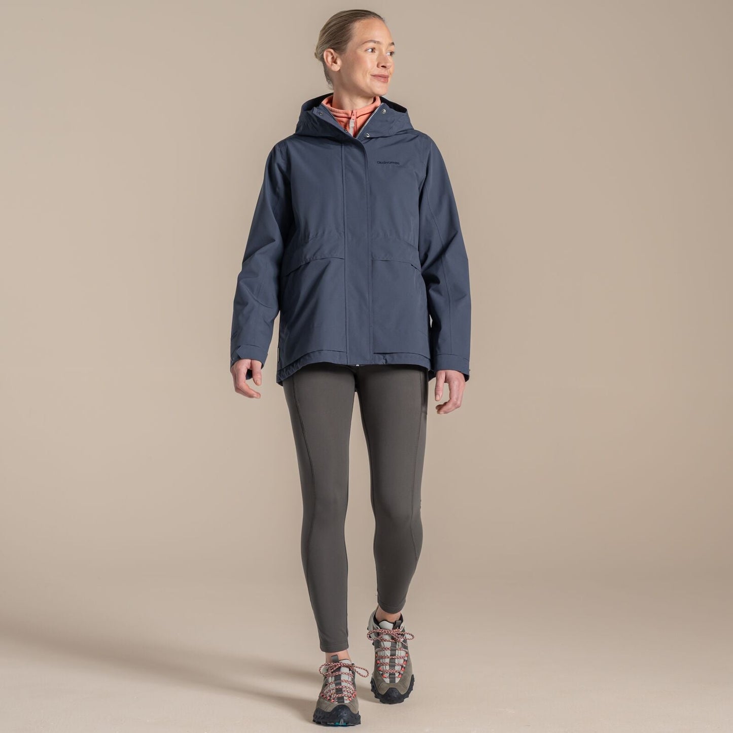 Craghoppers Womens National Trust Cinquefoil Waterproof Jacket