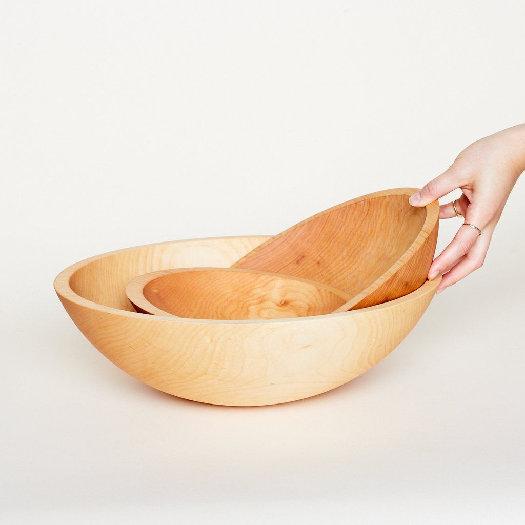 Maplewood Salad Bowls
