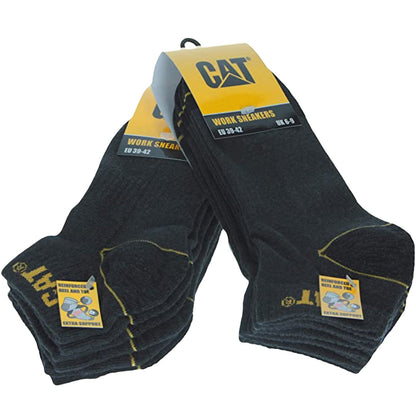 CAT Caterpillar 6-Pack Ankle Socks