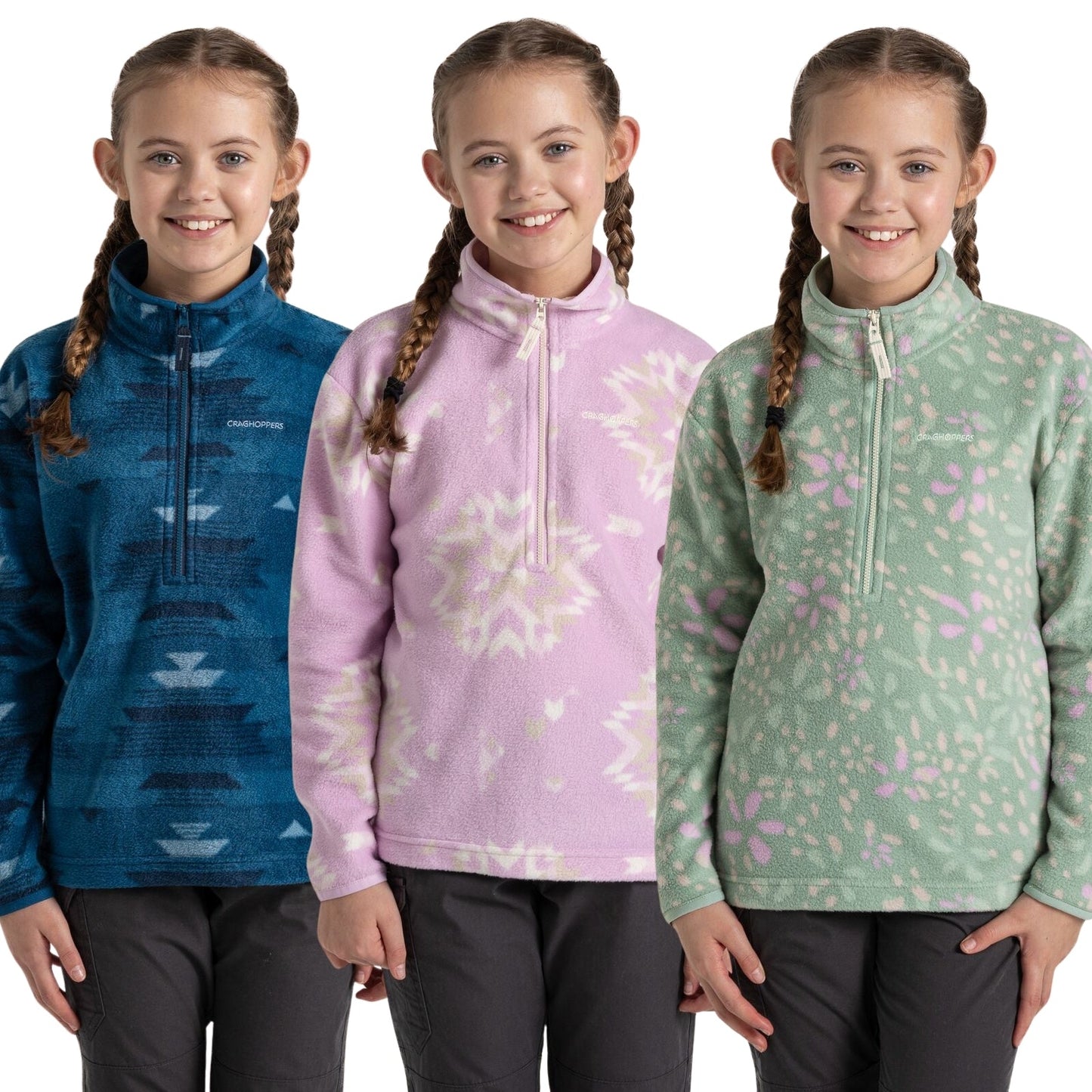 Craghoppers Kids Calke Half Zip Fleece