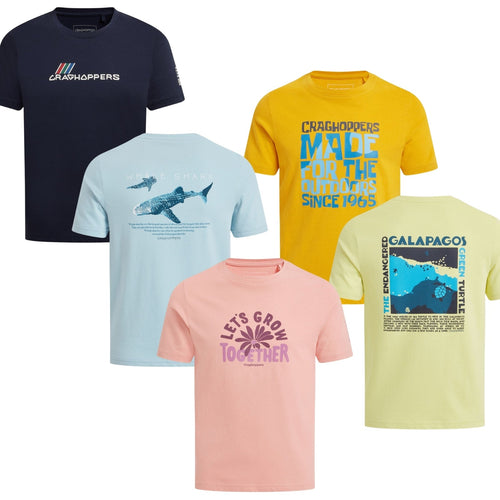 Craghoppers Kids Ellis Graphic Short Sleeve T-Shirt