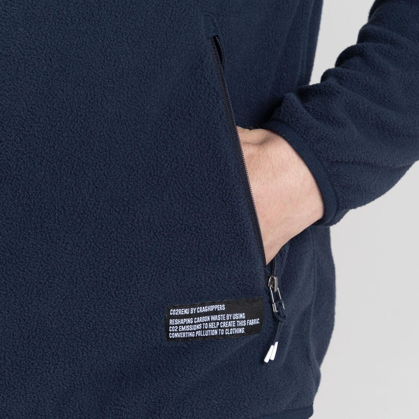 Craghoppers Mens CO2 Renu Full Zip Fleece