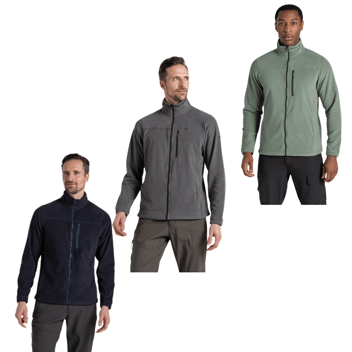 Craghoppers Mens Corey Plus II Full Zip Fleece
