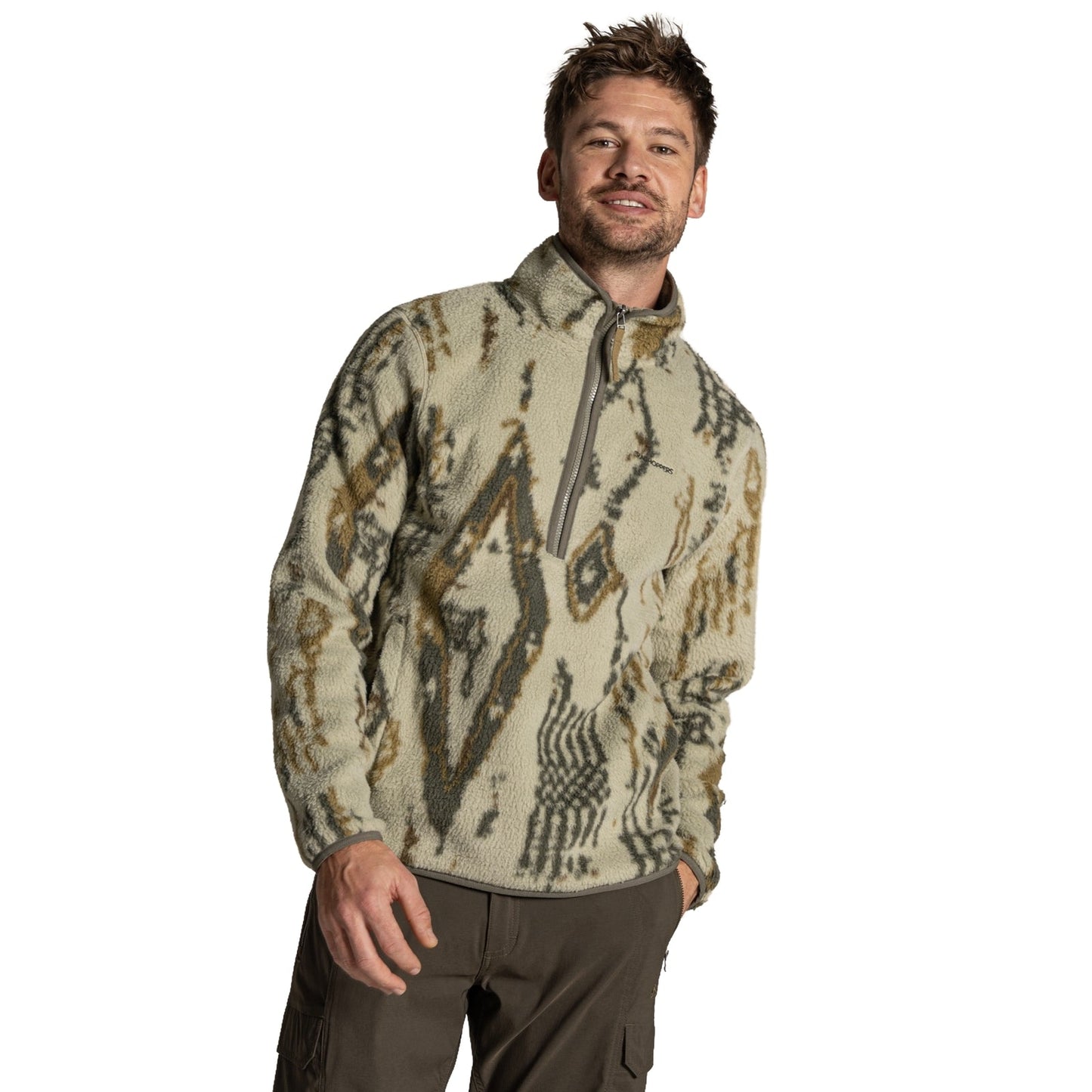 Craghoppers Mens Tatton II Borg Half Zip Fleece