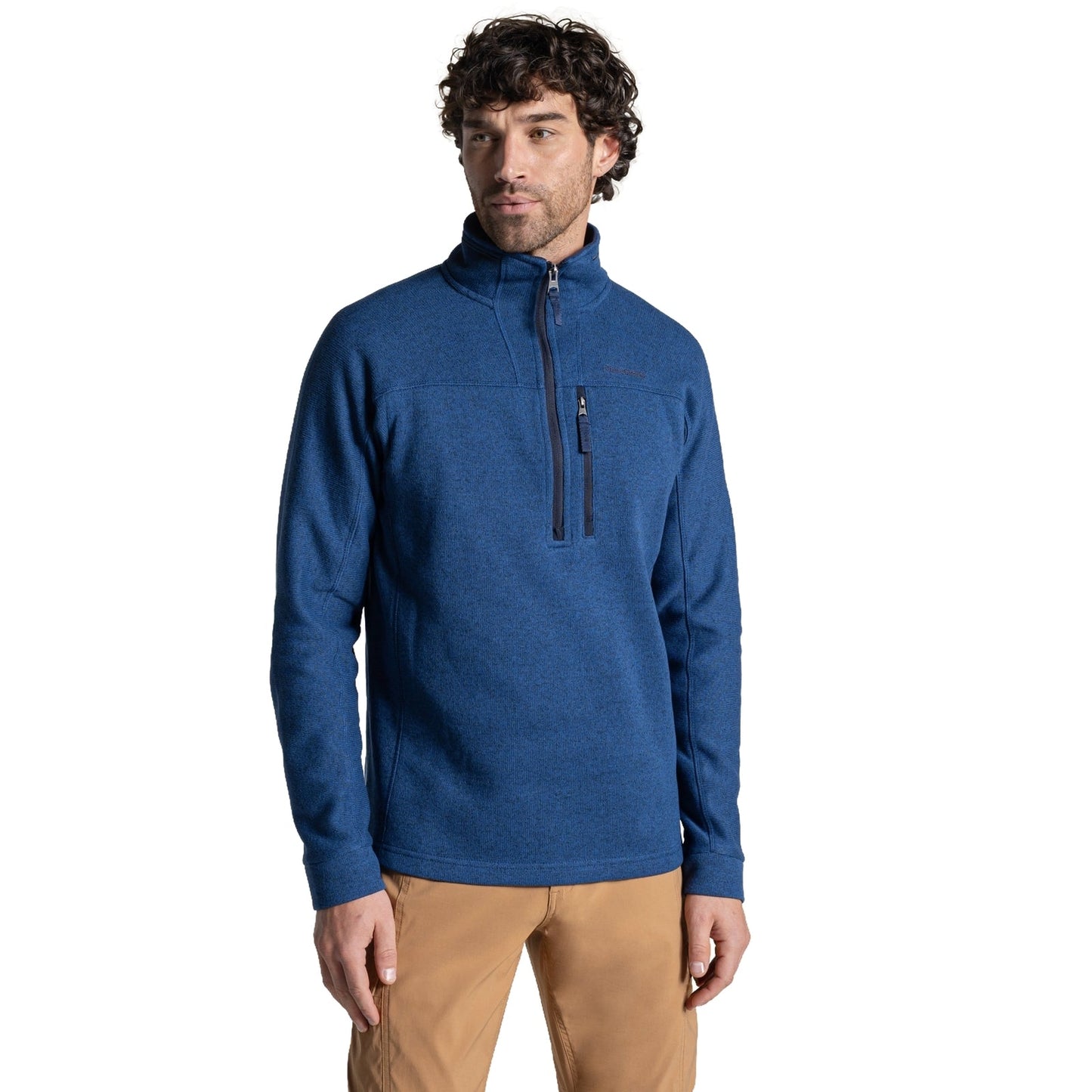 Craghoppers Mens Torney III Knitlook Half Zip Fleece