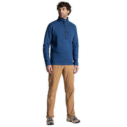 Craghoppers Mens Torney III Knitlook Half Zip Fleece