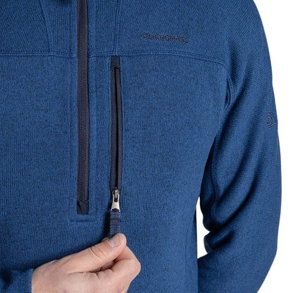Craghoppers Mens Torney III Knitlook Half Zip Fleece