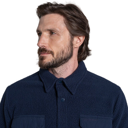 Craghoppers Mens Blencathra Overshirt Borg Full Zip Fleece