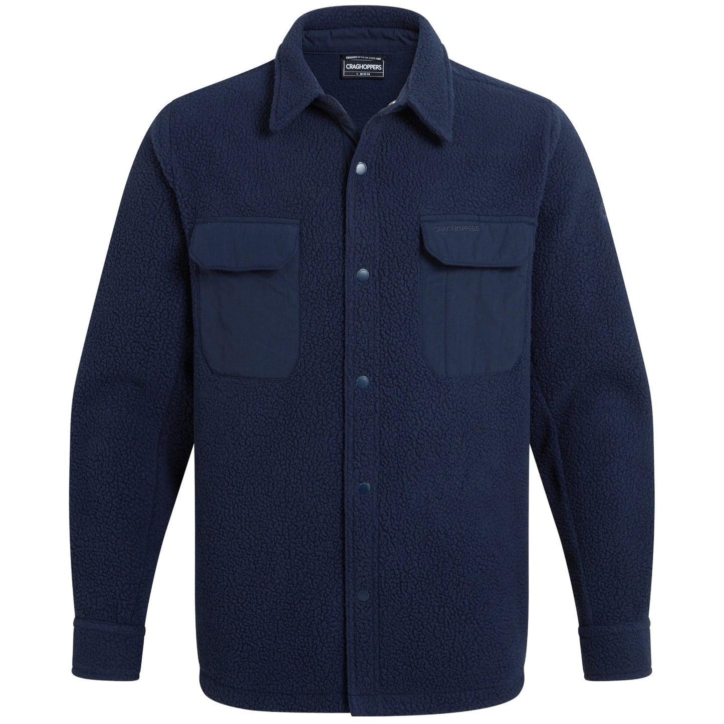 Craghoppers Mens Blencathra Overshirt Borg Full Zip Fleece