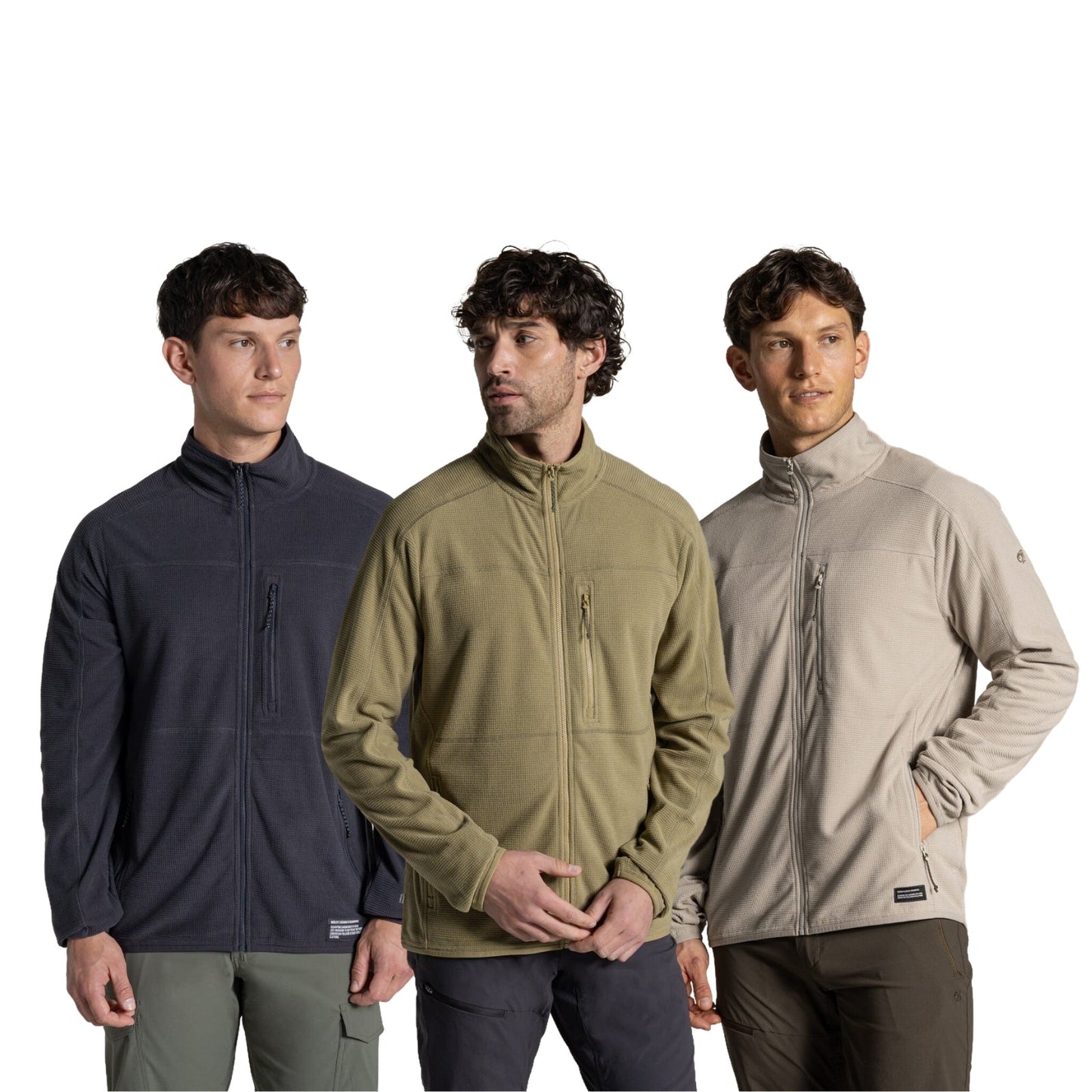 Craghoppers Mens NosiLife Spry II Technical Full Zip Fleece