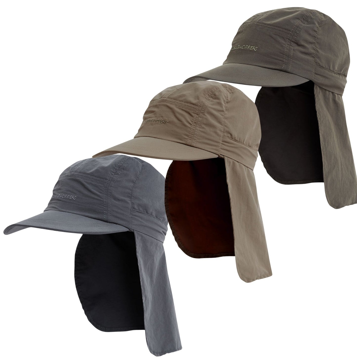 Craghoppers Mens Desert Hat 3 Sun Protection Baseball Cap