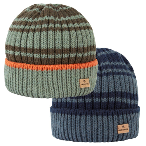 Craghoppers Mens Shale Rib Knit Beanie