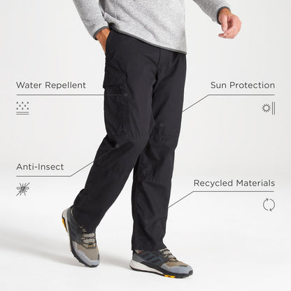 Craghoppers Mens Kiwi UV Protect Relaxed Fit Walking Cargo Pants