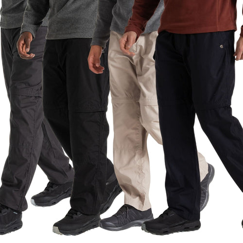 Craghoppers Mens Kiwi Convertible Zip Off Walking Trousers