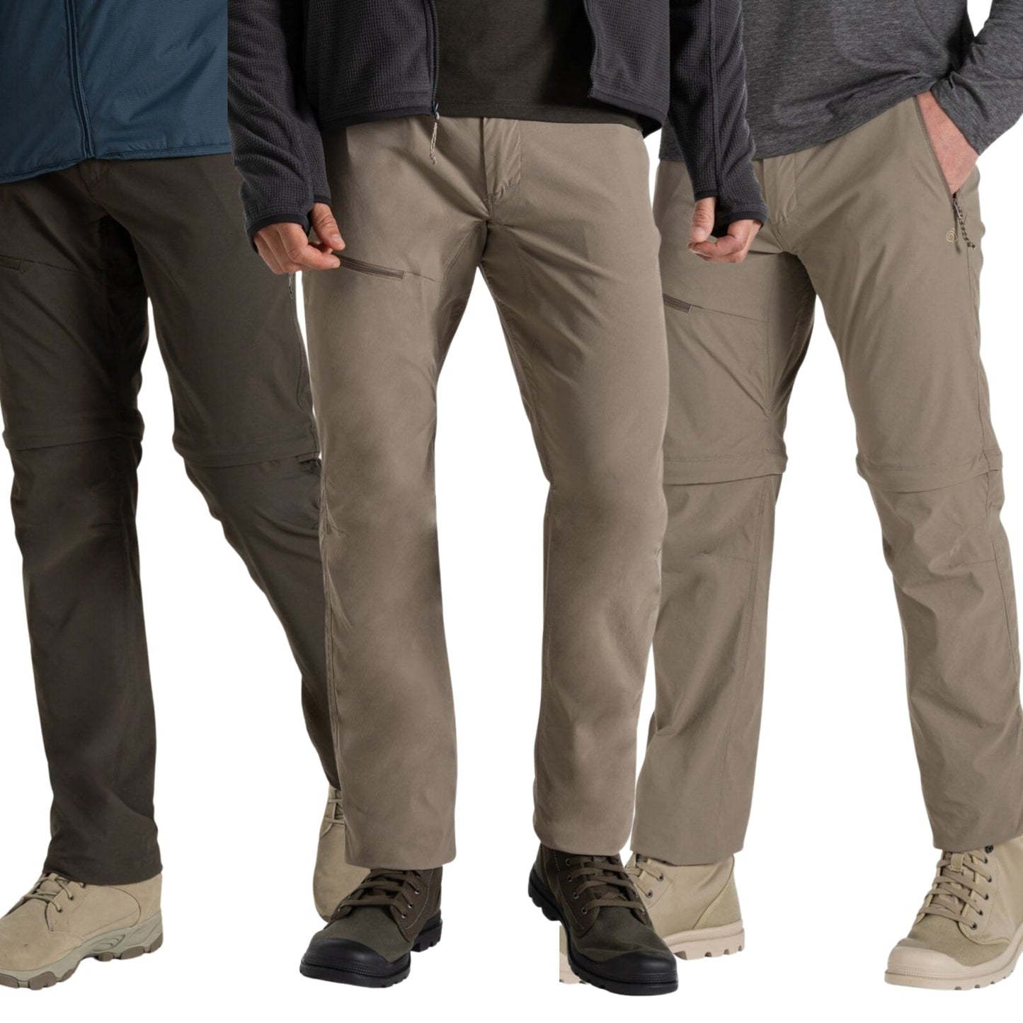 Craghoppers Mens NosiLife Pro III Zip Off Walking Trousers