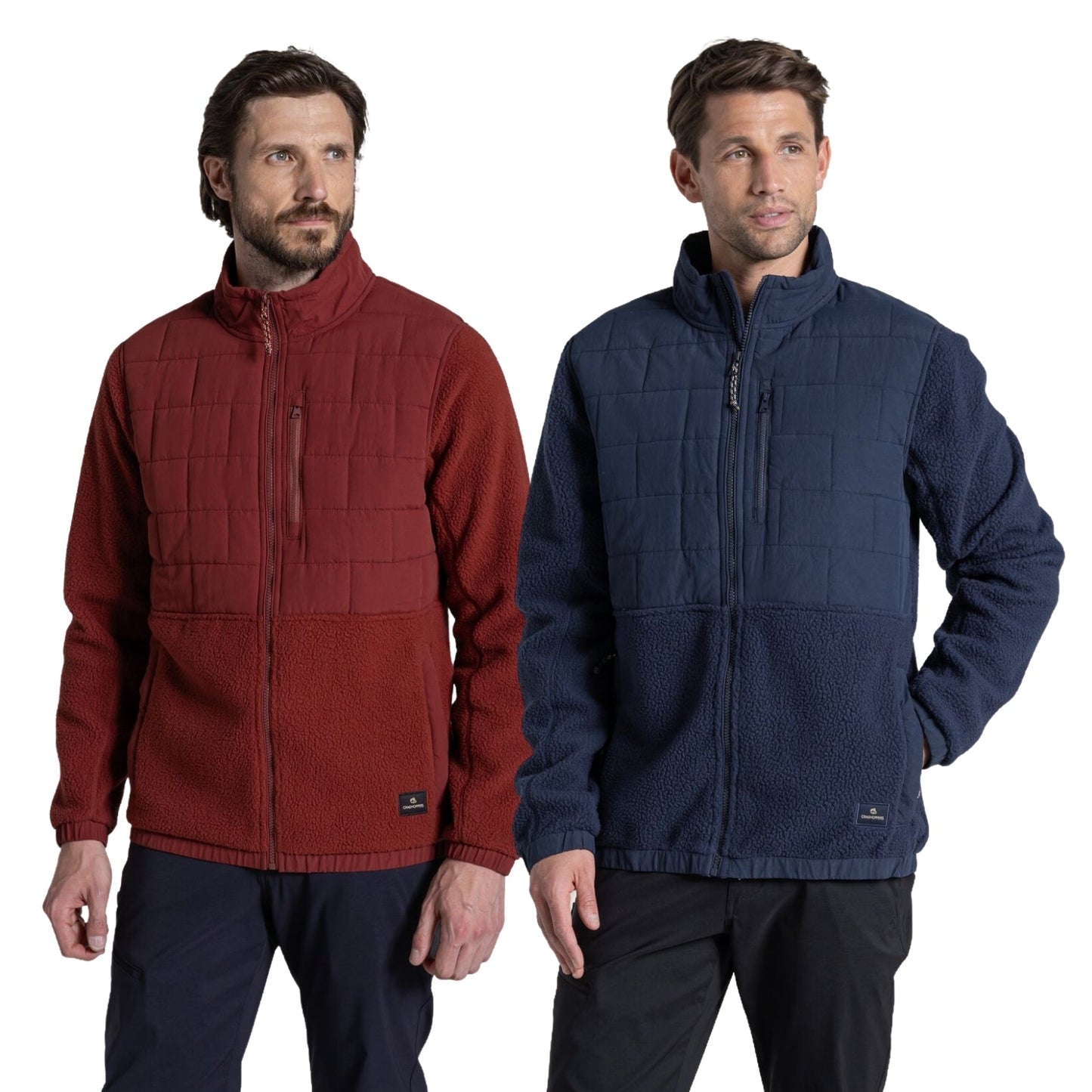 Craghoppers Mens Helvellyn Hybrid Full Zip Fleece