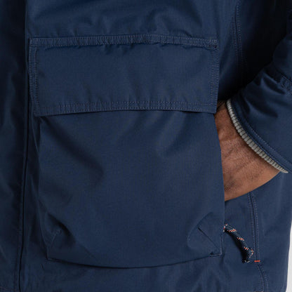 Craghoppers Mens Breckon Waterproof Padded Hooded Jacket