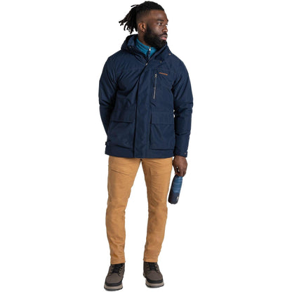 Craghoppers Mens National Trust Padley Waterproof Hooded Jacket